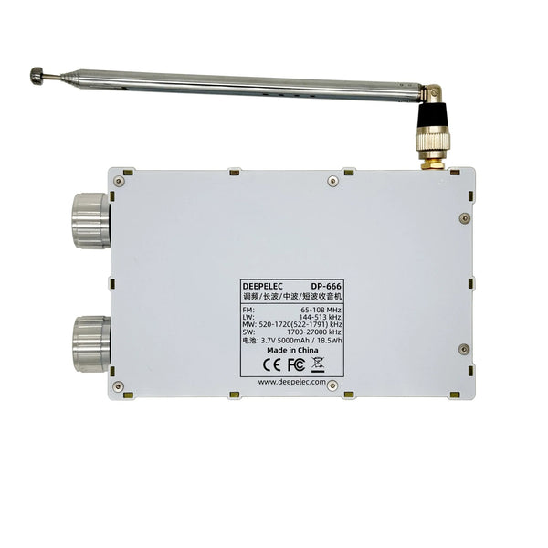 DP-666 DEEPELEC TEF6686 Radio Full Band FM AM LW MW SW Kurzwellen ESP32 RDS 2,8 Zoll IPS LCD