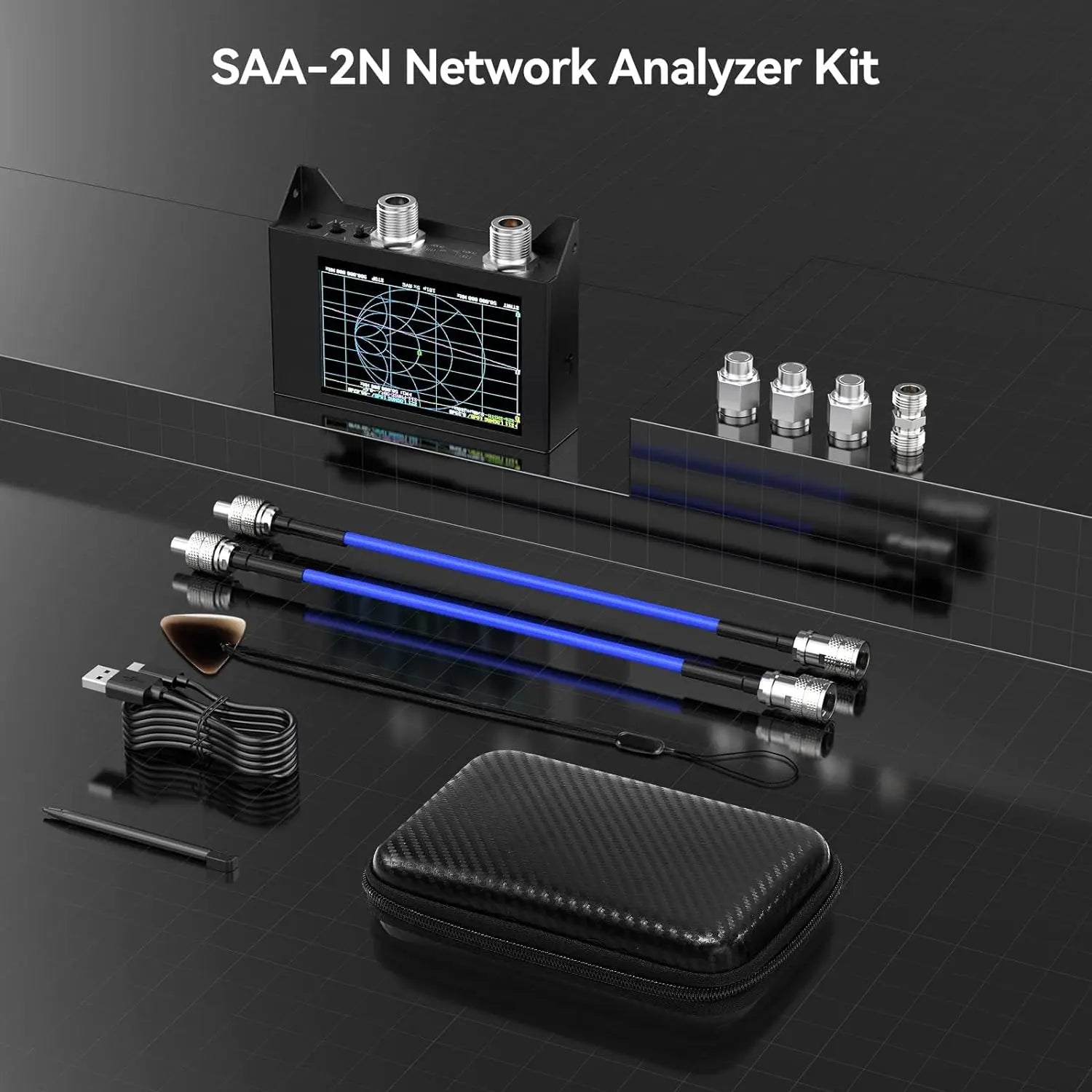 NanoVna SAA-2N VNA Antenna Analyzer 50KHz -3GHz Vector Network Analyzer 4