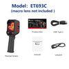 TOOLTOP ET693C Infrared & 1080P Visible Camera 2in1 Thermal Camera 256*192 Handheld Thermal detail image 7