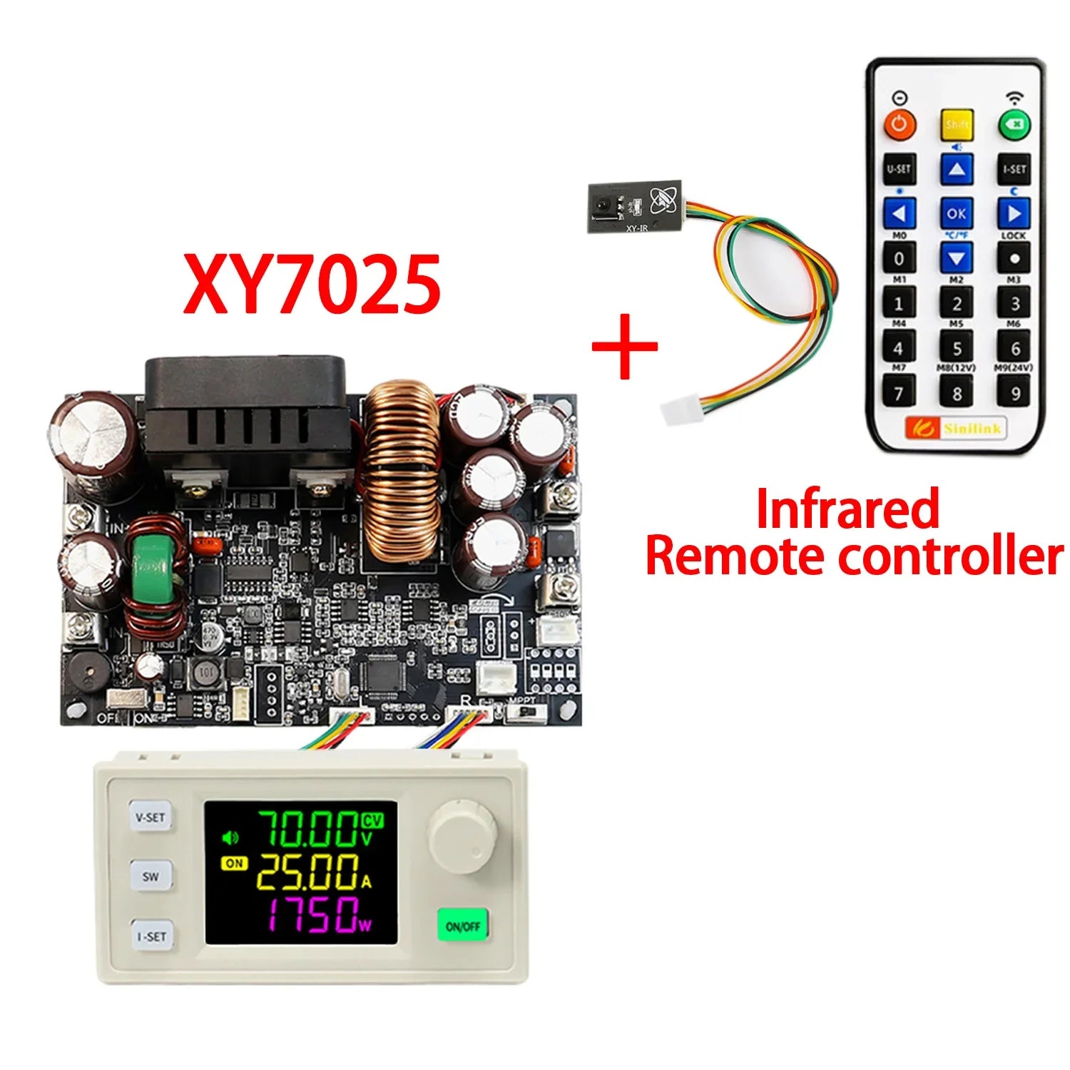 XY7025 70V/25A/1750W CNC Stabilized Voltage Power Supply Buck Converter CC CV Constant detail image 10