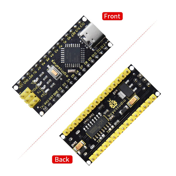 Keyestudio16MHz ATMEGA328P CH340 NANO Development Board With Bootloader+USBCable Compatible detail image 2