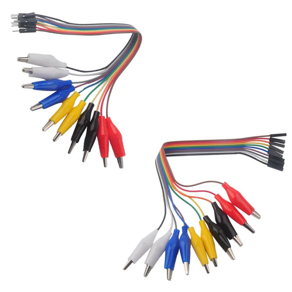 10PIN Dupont Female/Male to Alligator Clip Cable for Arduino / Breadboard Prototype / Raspberry pi / Oran product image