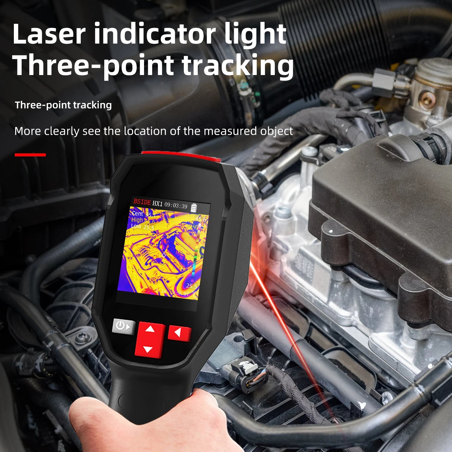 BSIDE HX3 Thermal Imaging Thermometer High PrecisionPipe Leak Detection 240x240 Thermal detail image 5
