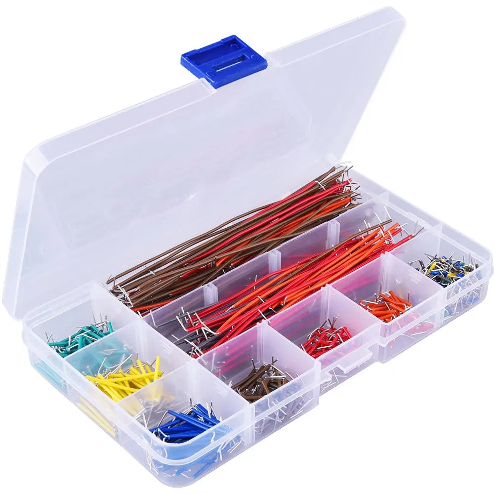 560 Pieces Jumper Wire Kit 14 Lengths Assorted Preformed Breadboard Jumper Wire with Free Box