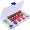 560 Pieces Jumper Wire Kit 14 Lengths Assorted Preformed Breadboard Jumper Wire with Free Box