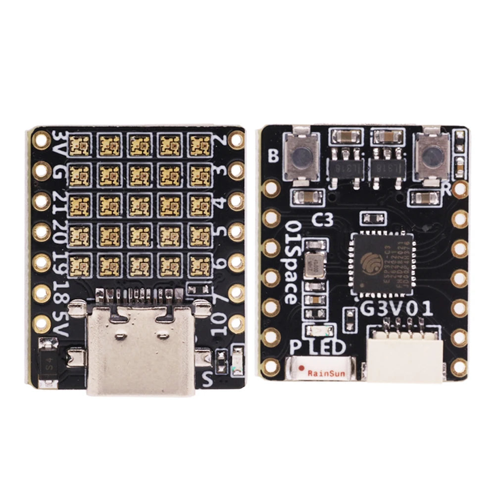 Raspberry Pi Pico RP2040 ESP32 C3 S3 RISC-V WiFi Bluetooth Development Board With 0.42 inch detail image 6