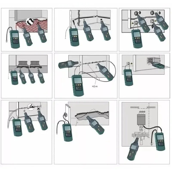 MS6818 Professional Cable Tester 30-400V AC/DC Metal Pipe Locator Wall Underground Inspect Interruption Short Circuit Detection