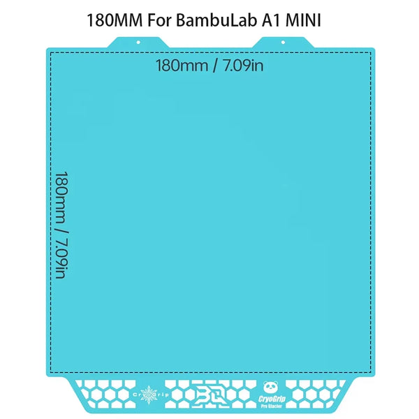 BIGTREETECH Glacier Panda Build Plate Spring Steel Cool Plate CryoGrip Double-Sided For BambuLab H2D P1 X1 A1 Kobra3 K2 PLUS