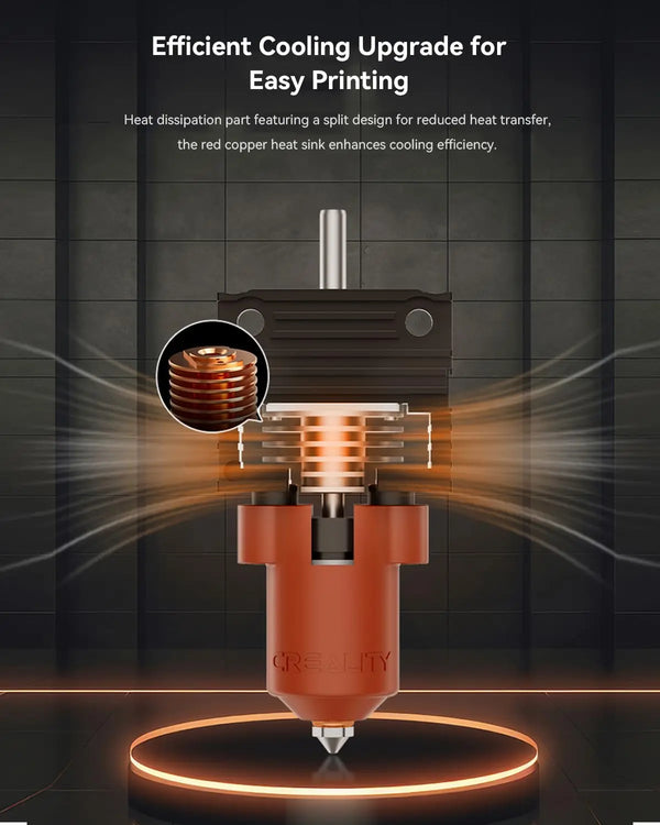 Creality Official K1/K1 Max/K1C Hotend Upgrades Kit,Ceramic Heating Block with Unicorn Quick Swap Nozzle for K1 Series 3D Printe
