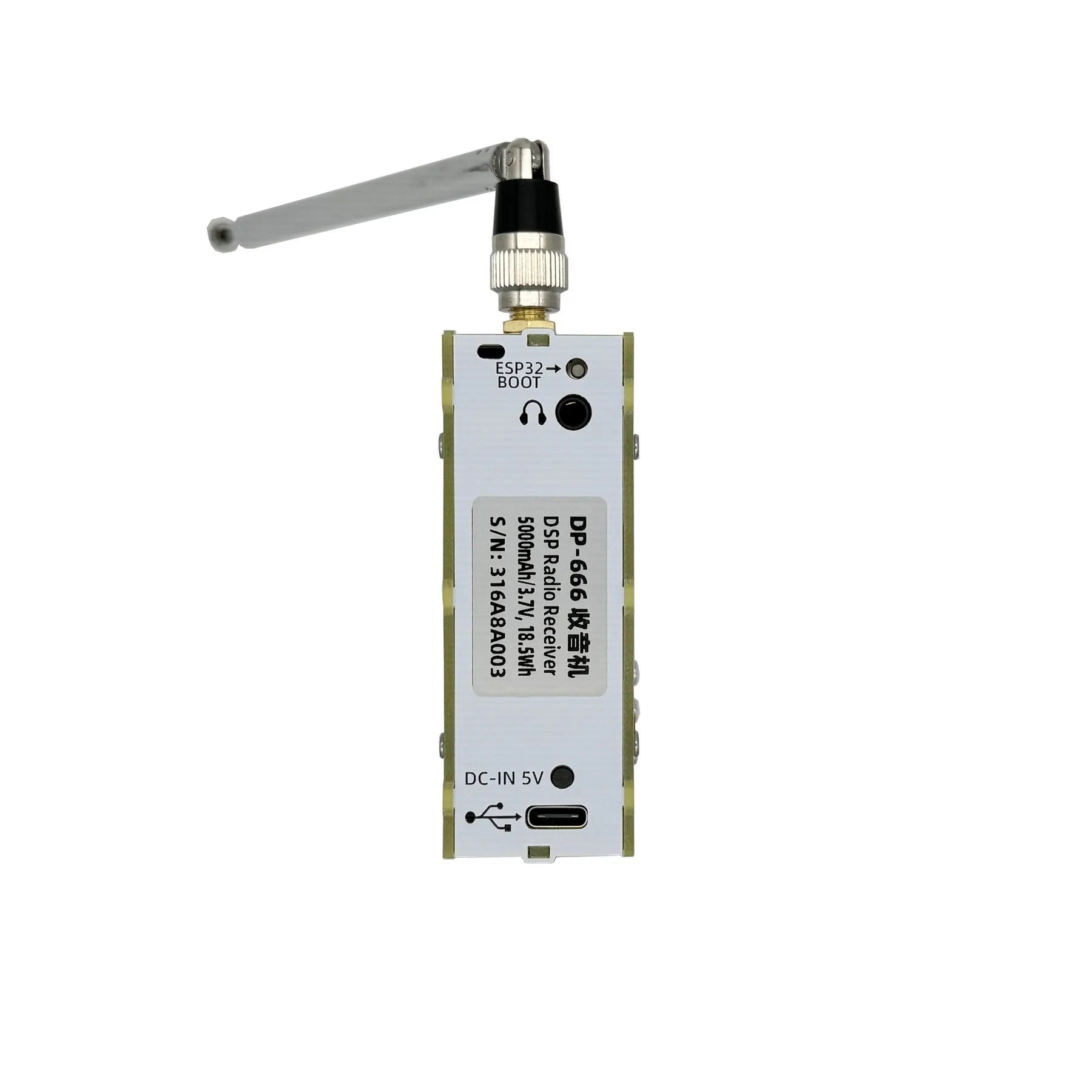 DP-666 DEEPELEC TEF6686 Radio Full Band FM AM LW MW SW Kurzwellen ESP32 RDS 2,8 Zoll IPS LCD