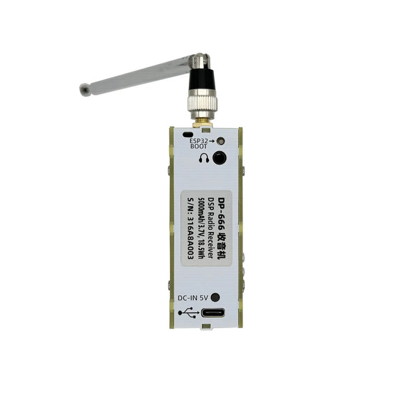 DP-666 DEEPELEC TEF6686 Radio Full Band FM AM LW MW SW Kurzwellen ESP32 RDS 2,8 Zoll IPS LCD