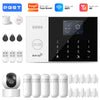 PGST 4G 2G GSM WiFi Alarm System House Home Security Protection Alarm System Kit Door Sensor Works with Tuya Smart Life Alexa