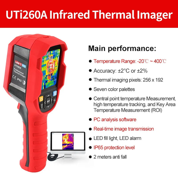 UNI-T UTI260B UTI260A Thermal Camera 256X192 Pixels Construction Thermal Imager PCB Circuit detail image 7