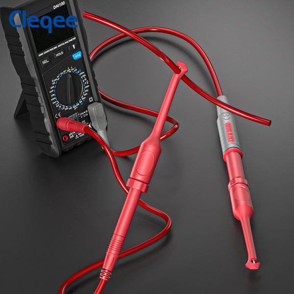 Cleqee P30064 Wire Piercing Probes Insulation Puncture Probes for 4mm Banana Plug Extension Test Leads, Automotive Diagnostic