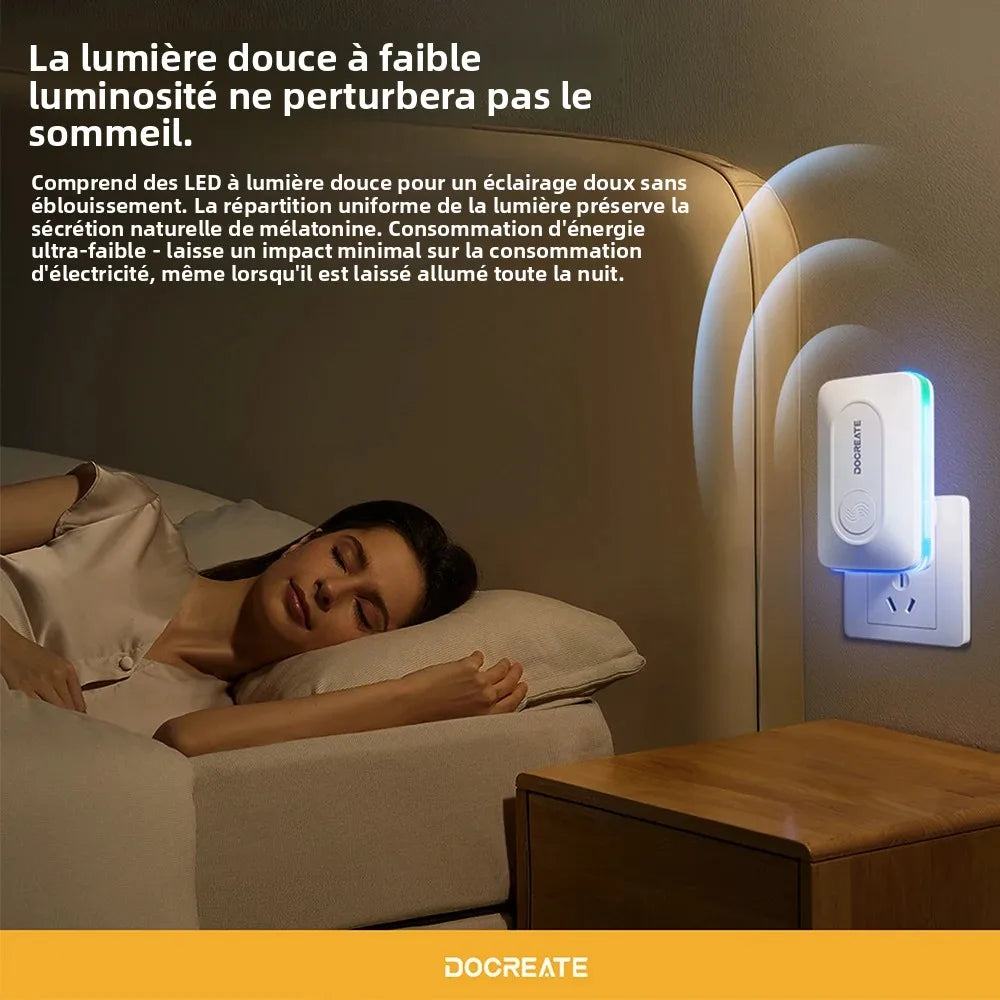 SL06 Schumann Mini Signal Generator With Sleep Night Light Silent Soft Light Dual Use detail image 3
