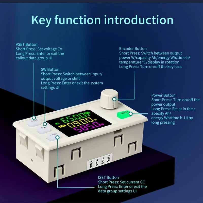 XY7025 70V/25A/1750W CNC Stabilized Voltage Power Supply Buck Converter CC CV Constant detail image 4