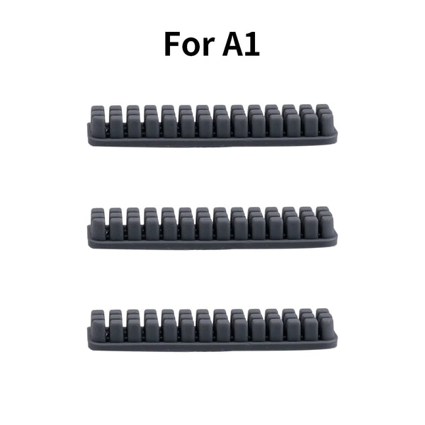 For Bambu Lab A1/A1mini Hotend Nozzle Brush Wiper Silicone Brush Mounted Scrubbers Cleaning Tool for Bamboo A1 3D Printer Parts