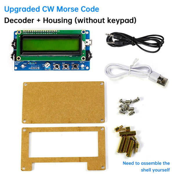 DC 5V CW Morse Code Decoder Loose Kit Audio Cipher Reader Circuit Board Welding Exercise DIY detail image 10