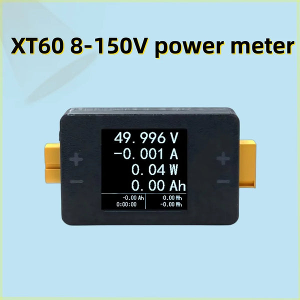 8-150V 25A Power Meter, XT60 Bidirectional Coulomb Meter, Model Aircraft/LIPO Battery Voltage And Capaci product image