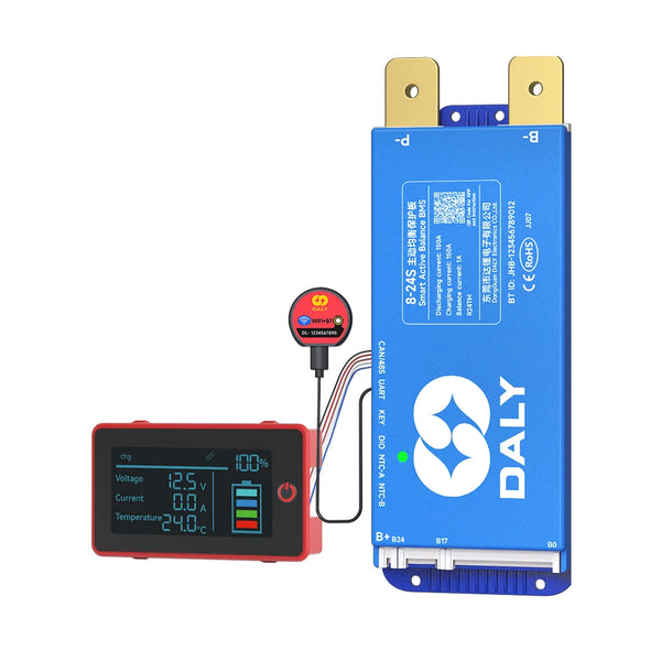Daly BMS WiFi Active BMS 250 amperios for Lifepo4 4S 8S 24S 100A 150A 200A 500A Active detail image 2