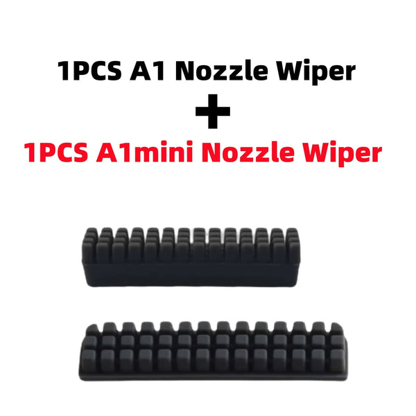 Nozzle Brush for Bambu Lab A1 Wiper Silicone Brush Hotbed Mounted Scrubbers for Bambulab A1 Cleaning Tool 3D Printer Accessories