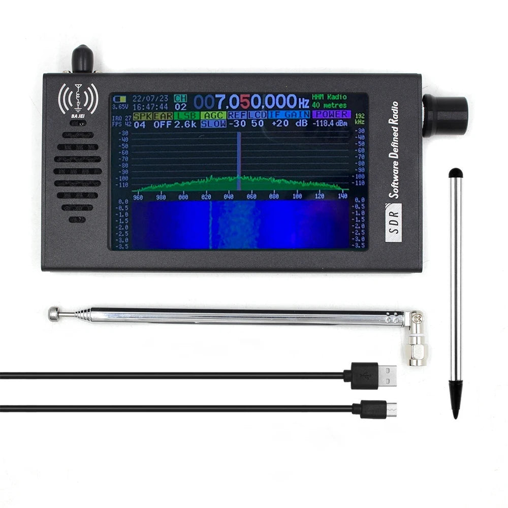 Portable Handheld Radio Set SDR Radio Receiver Professional 100KHz-149MHz Radio detail image 6