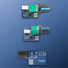 12V Single Channel PWM Fan Speed Controller with 25KHZ Frequency Duty Cycle Adjustable from detail image 3