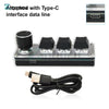 USB Mini 3-Key Keypad Mechanical Gaming Keyboard Programming Macro with Software One-Handed for Class & O product image
