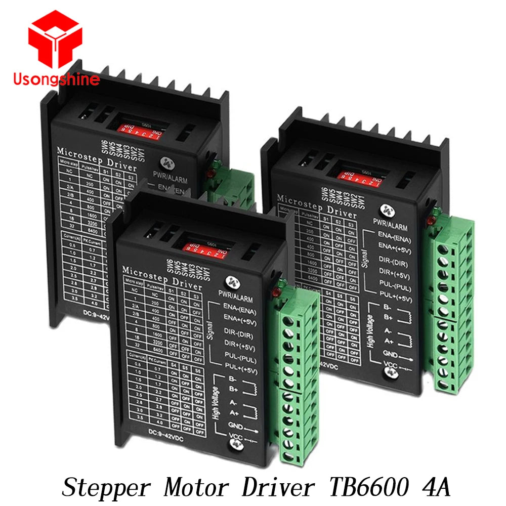 Upgrade Nema23 Stepper Motor Driver TB6600 4A DC9-42V Nema17 Drive For 3D Pinter Laser Engraving Machine product image