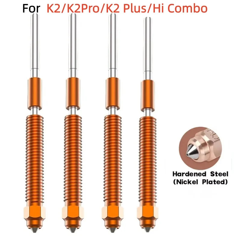 Creality K2 Plus Hi Combo Nozzle Quick-Swap Nozzle Kit Hardened steel All-metal Design For Creality K2/K2Pro/K2 Plus/Hi Combo