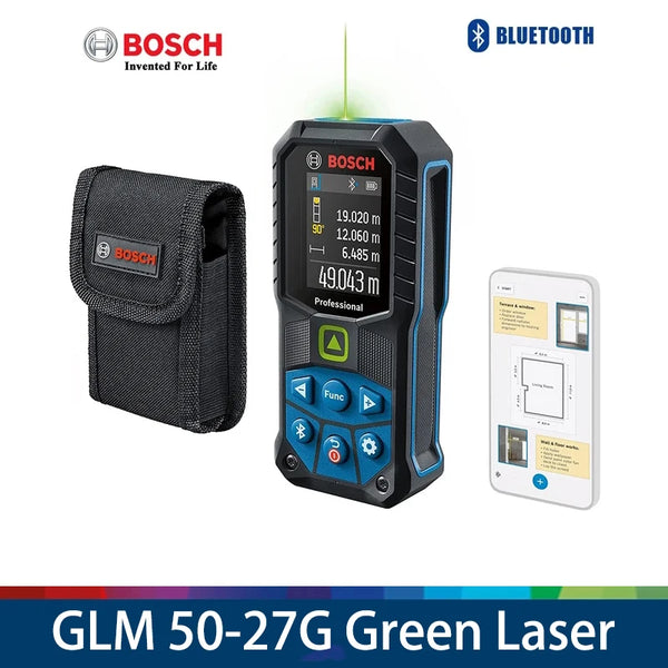 Bosch Professional 50M Green Light Laser Rangefinder Ergonomic With Bluetooth GLM50-27CG product image