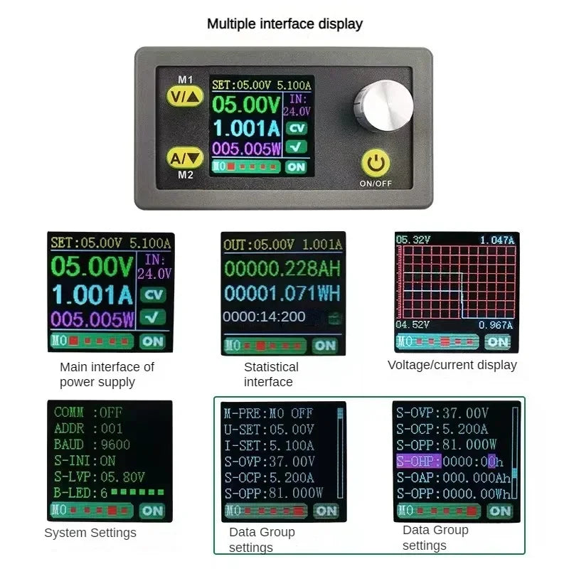 WZ3605E DC DC Buck Boost Converter CC CV 36V 5A Power Module Adjustable Regulated laboratory detail image 4