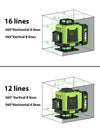 LFINE 3D/4D Laser Level 12/16 Lines Horizontal And Vertical With Remote Control 8 Lines 360 detail image 6