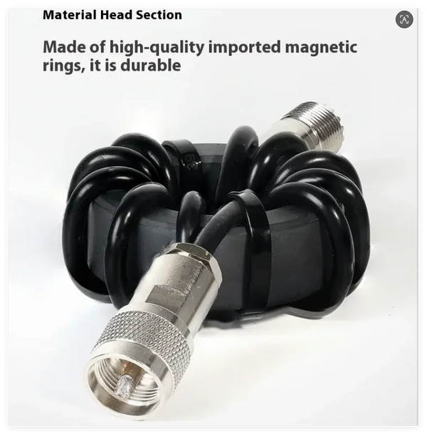 EM-25/ EM-43 1.8-30MHz Shortwave Choke Coil Magnetic Ring Shortwave 1:1 Current Balun For detail image 5