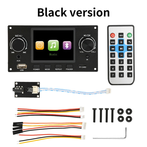 2.8-inch TFT Amplifier Bluetooth DC 4.5-5.0V 5W MP3 Decoder Board Car Audio USB TF FM Radio detail image 7
