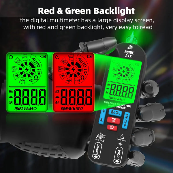 BSIDE A1X Smart Digital Multimeter Electronic Tester AC DC Contactless NCV Automatic Diode detail image 3