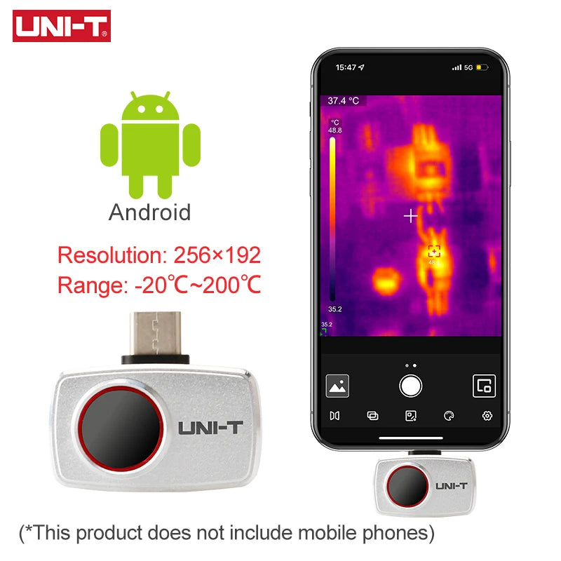 UNI-T Thermal Imager For Smart Phone UTI260M UTI256M 256x192 Pixel Thermographic Camera detail image 7
