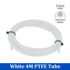 For Bambu Lab Ptfe Tube 2.5mm 4mm P1S P1P AMS A1 Mini 3D Printer Teflonto Pipe X1C Bambulab Ptfe Connector White Grey AMS LITE