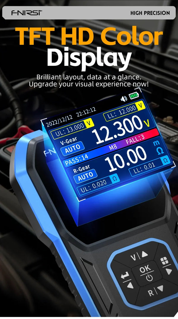 FNIRSI HRM-10 Battery Voltage Tester Tool detail image 3