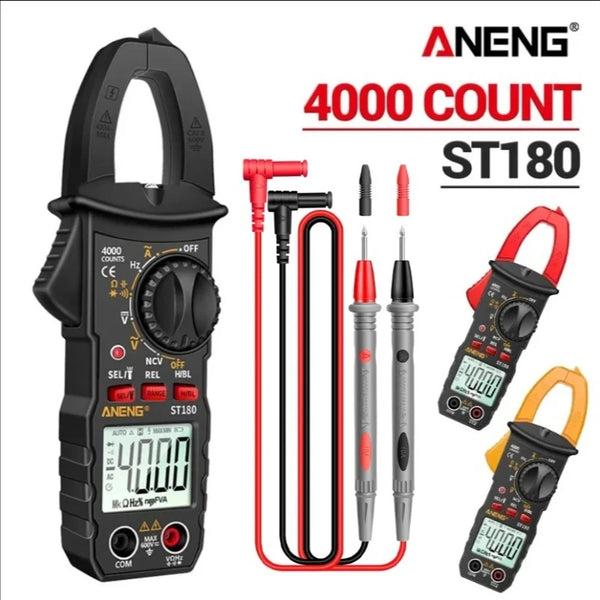 ANENG ST180 Digital Clamp Meter 4000 Counts Ammeter Voltage Multimeter AC Current Tester Car Test Capacit product image