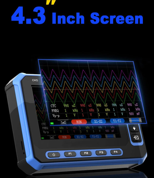 TOOLTOP OS-5C Five-channel Oscilloscope 1MHZ bandwidth 3M sampling rate Digital oscilloscope product image