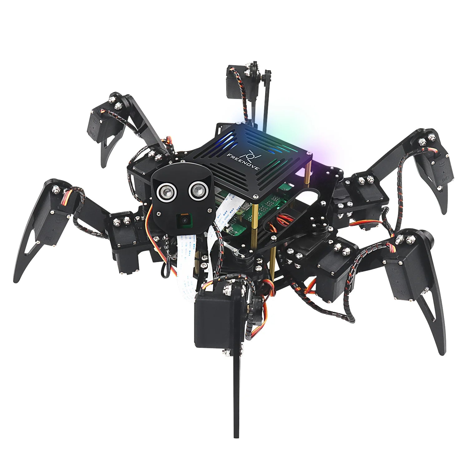 Freenove Big Hexapod Robot Kit for Raspberry Pi 5 4 B 3 B+ Zero 2 W, Face Recognition, Ultrasonic Ranging product image