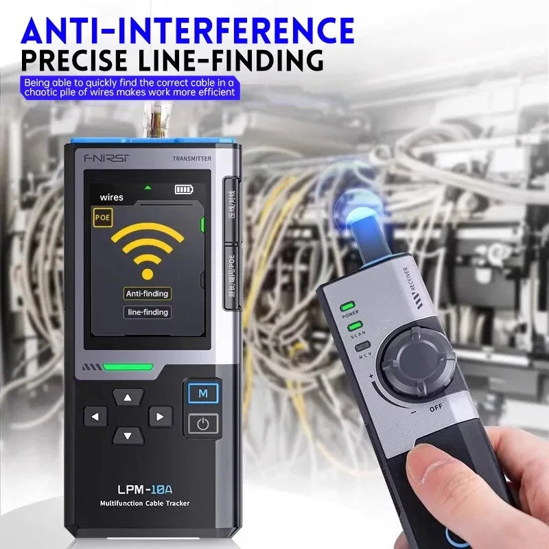 FNIRSI LPM-10A Network Cable Tester Anti-Interference Line Finder POE Test detail image 3