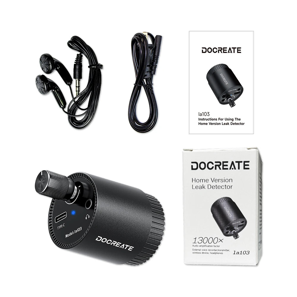 Multi-functional Water Leak Detector Sound Detector for Various Construction Pipe Leak Detection Suitable for Pipe Leak
