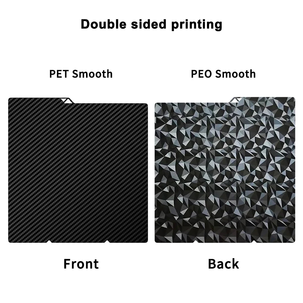 PEI Textured 264x276mm Build Plate For Anycubic Kobra X Plate Kobra S1 Combo Spring Steel Sheet For Anycubic KX 3D Printer Parts