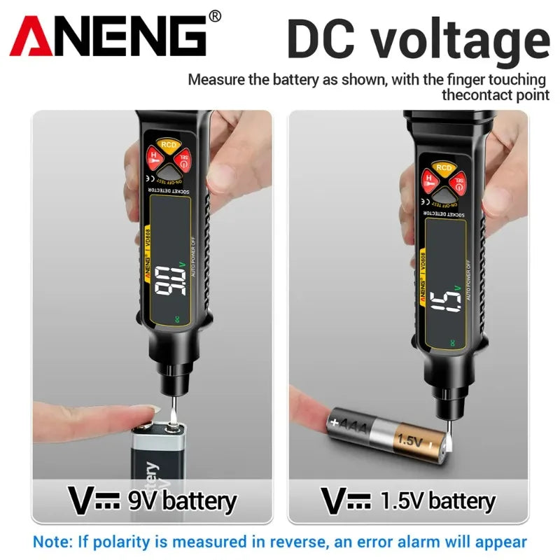 ANENG VD808 Socket Phase Meter Leakage Test US/EU Plug Power Polarity Checker Voltage Tester Pen Circuit Breaker Analyzer Tools