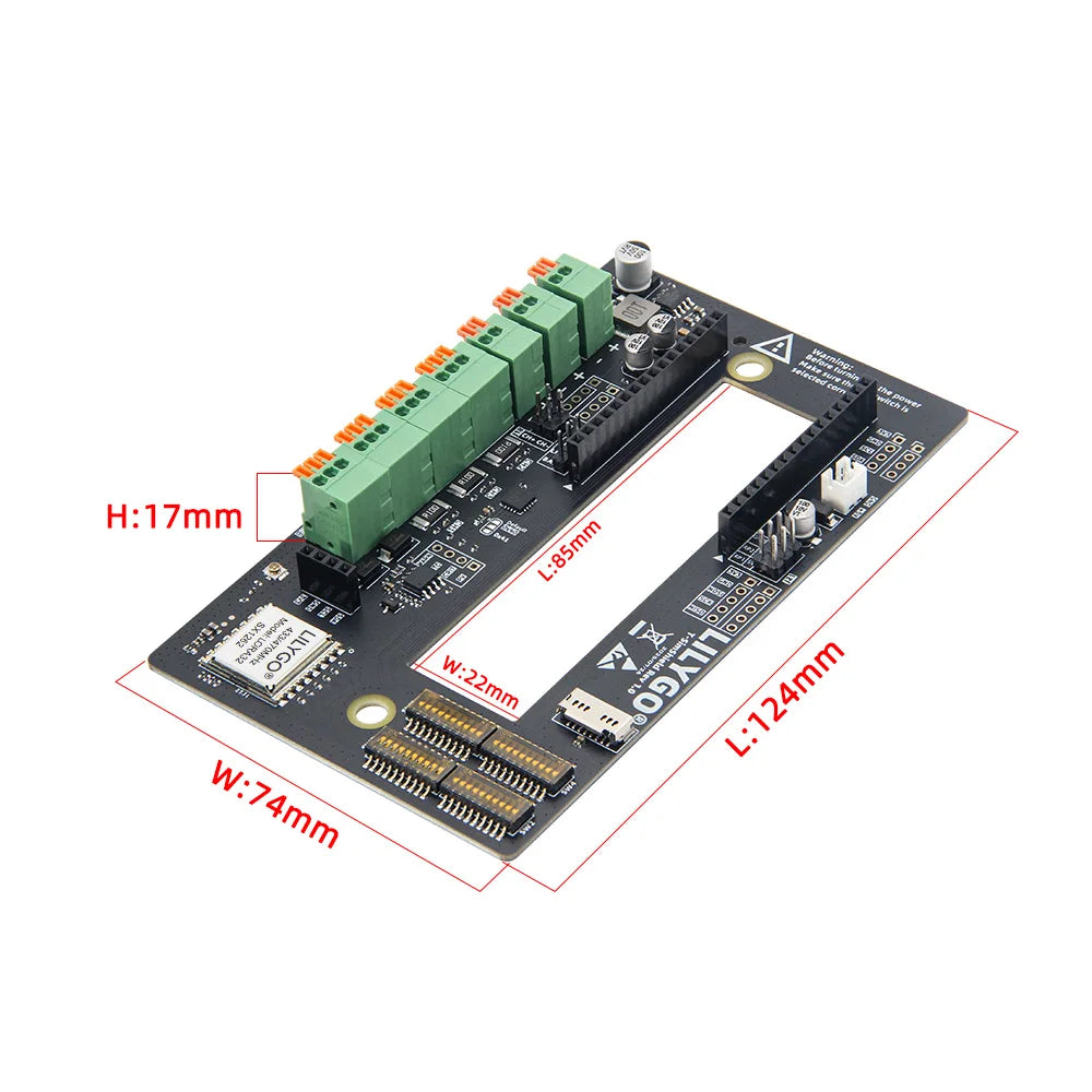 LILYGO® T-SimShield Expansion Board with SX1262 LoRa RS485 TF Card for T-SIM Series