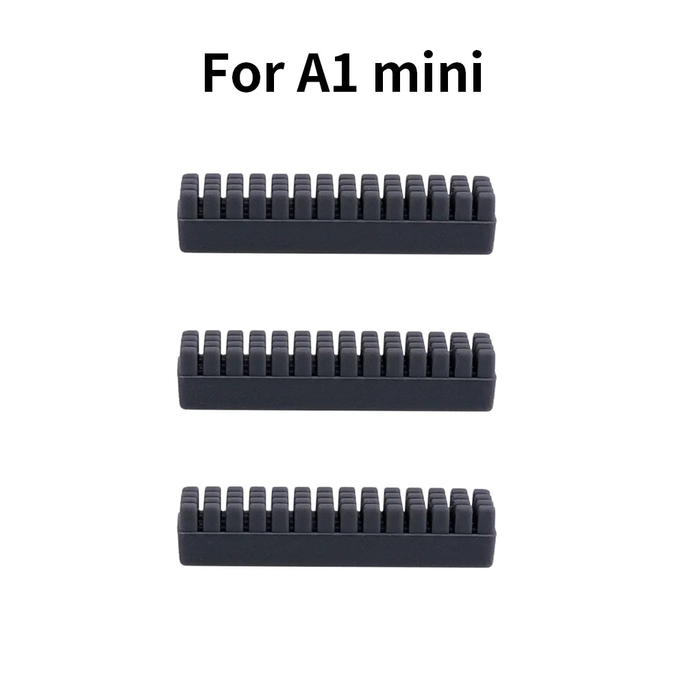 For Bambu Lab A1/A1mini Hotend Nozzle Brush Wiper Silicone Brush Mounted Scrubbers Cleaning Tool for Bamboo A1 3D Printer Parts