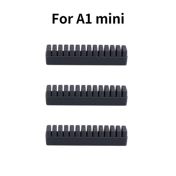 For Bambu Lab A1/A1mini Hotend Nozzle Brush Wiper Silicone Brush Mounted Scrubbers Cleaning Tool for Bamboo A1 3D Printer Parts