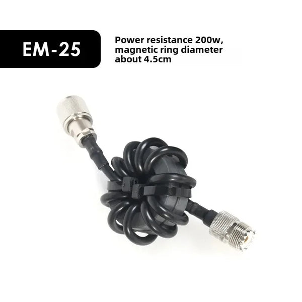 EM-25 Shortwave Choke Magnetic Ring 1.8-30MHz Suitable for HF Shortwave Radio To Suppress detail image 4